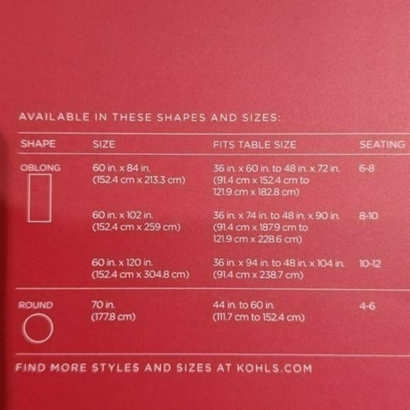 60x84in Oblong Red Poinsettia Flower Christmas Tablecloth - Picture 7 of 9